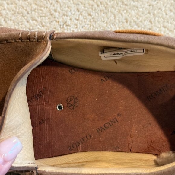 Ugg Australia Mens Leather Loafers Pointe Sheepskin Slip On #1002442 Size 11 - Picture 13 of 15